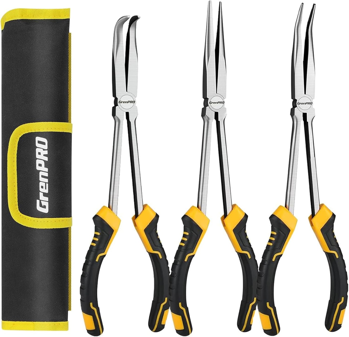 PROFESSIONAL 11-INCH NEEDLE NOSE PLIERS SET