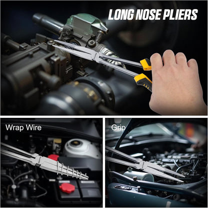 PROFESSIONAL 11-INCH NEEDLE NOSE PLIERS SET